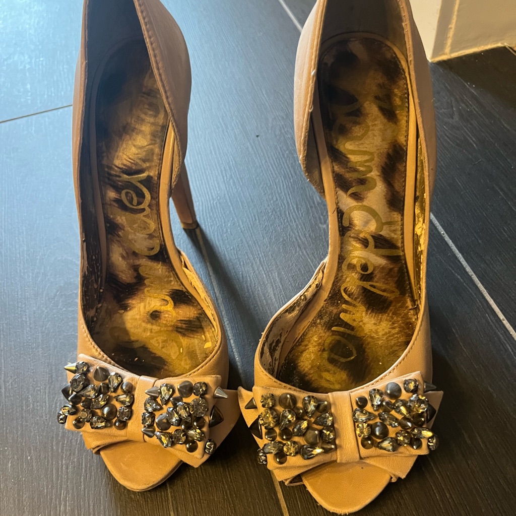 Nude Sam Edelman Spike Bow Heel ( Lorna)